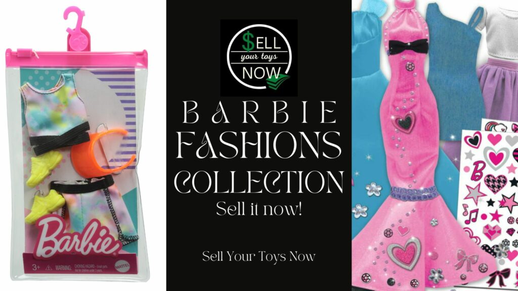 Sell Your Barbie Fashions here at Sell Your Toys Now! We Buy Barbie