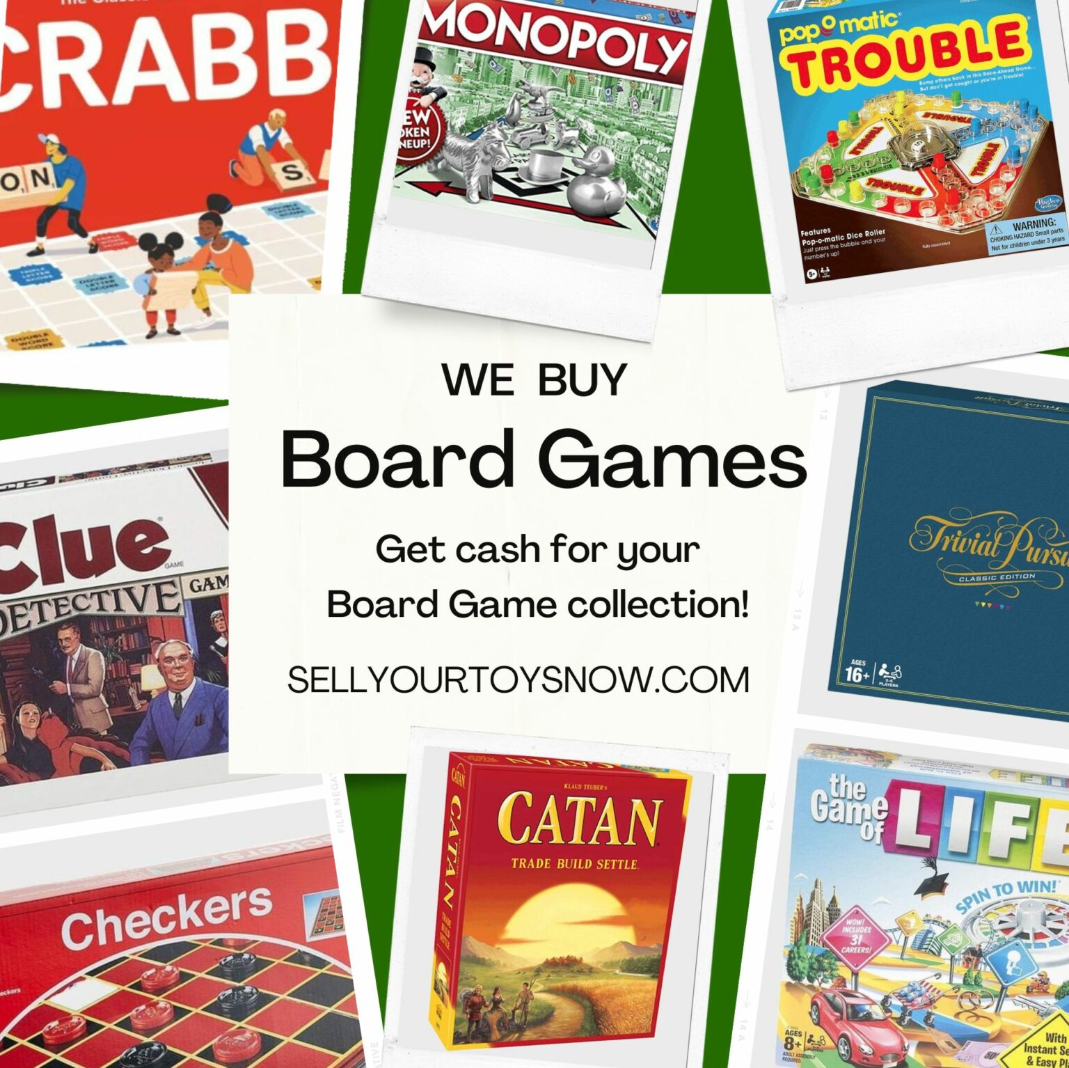 We Buy Board Games Sell Your Toys Now