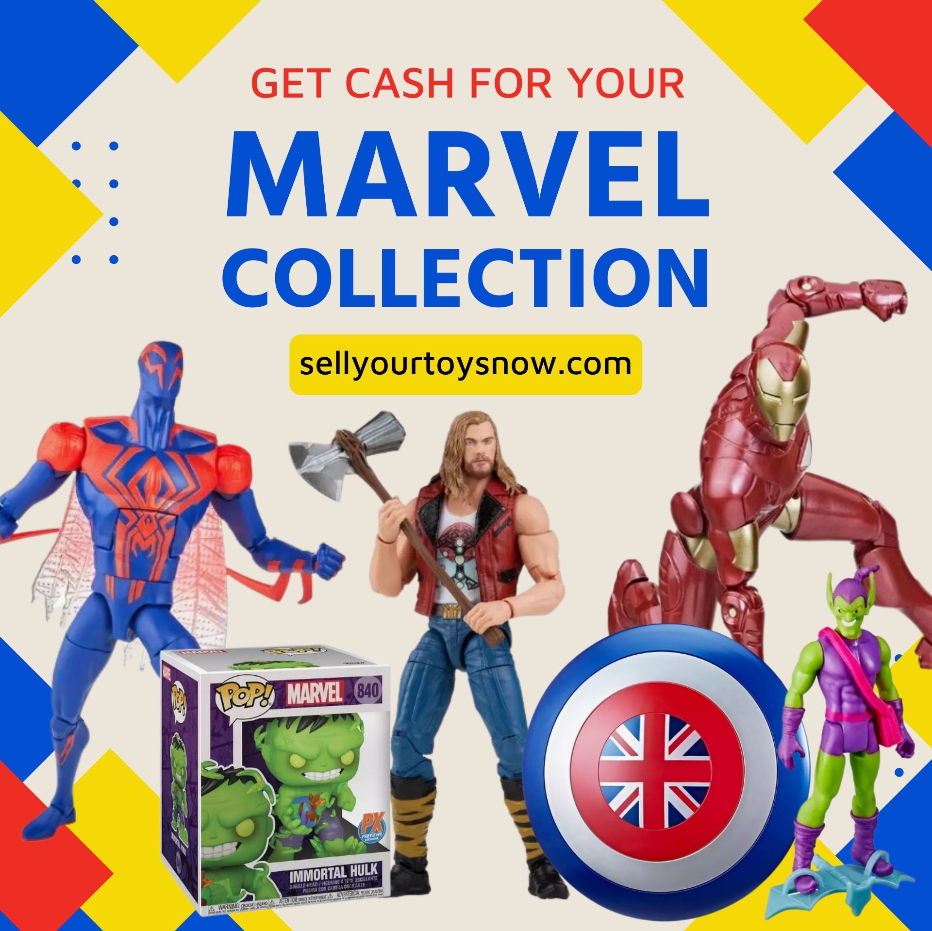 We Buy Marvel Action Figures And Collections - Sell Your Toys Now