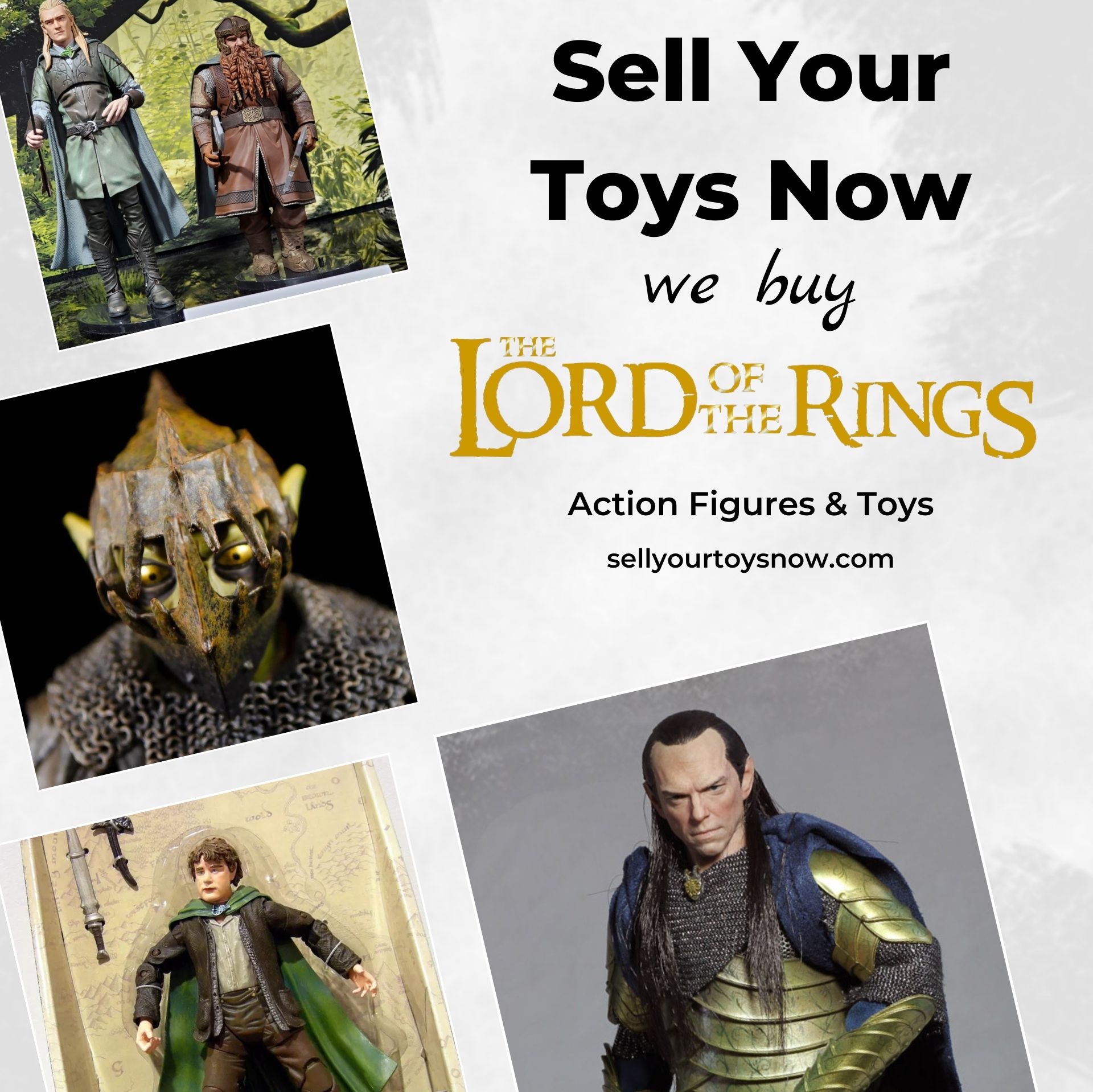 WE BUY TOYS & ACTION FIGURE COLLECTIONS