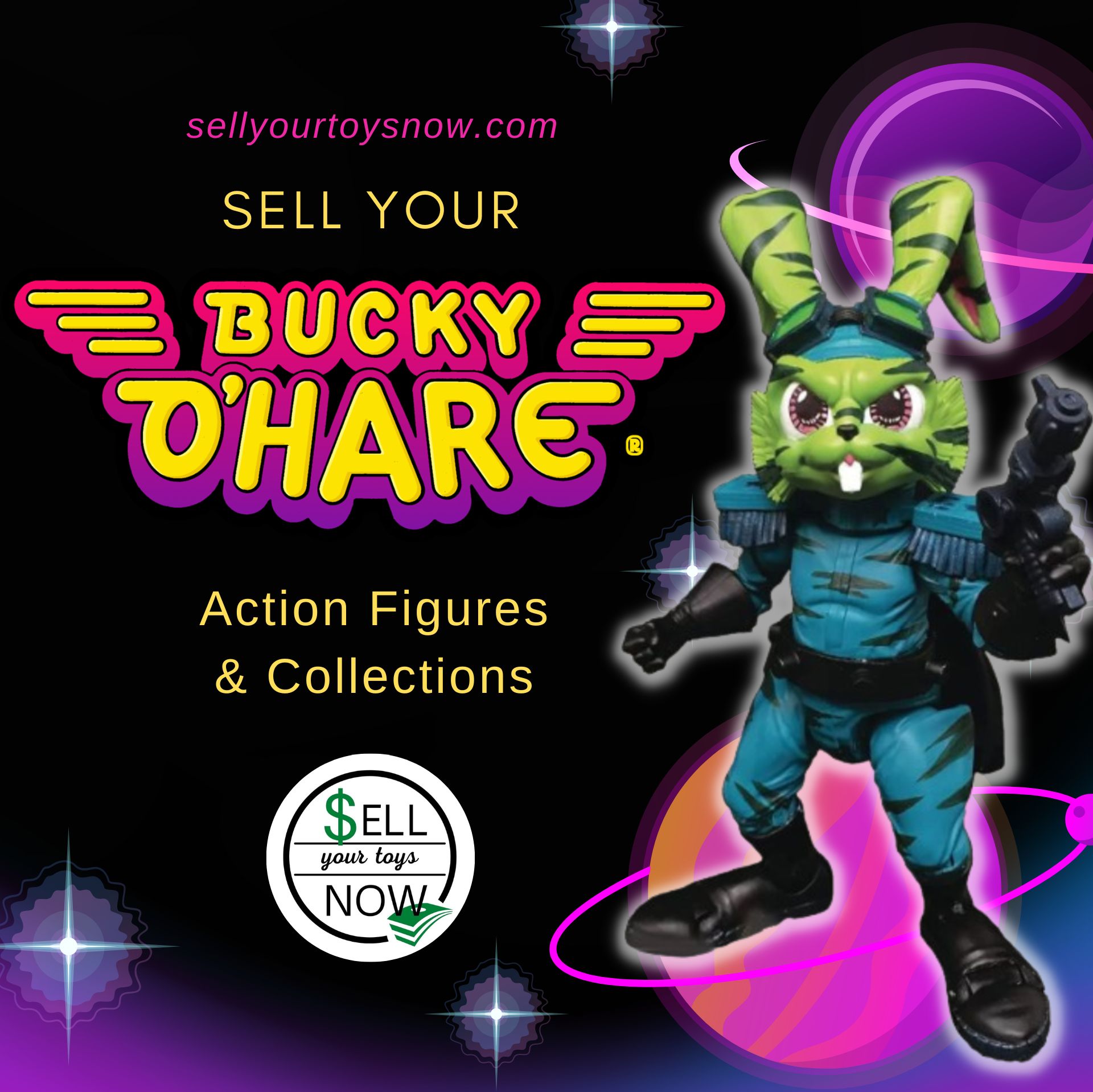 We Buy Bucky O'Hare Action Figures And Collections Sell Your Toys Now