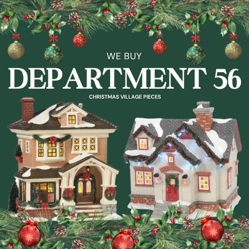 We Buy Dept 56 Christmas Village Pieces
