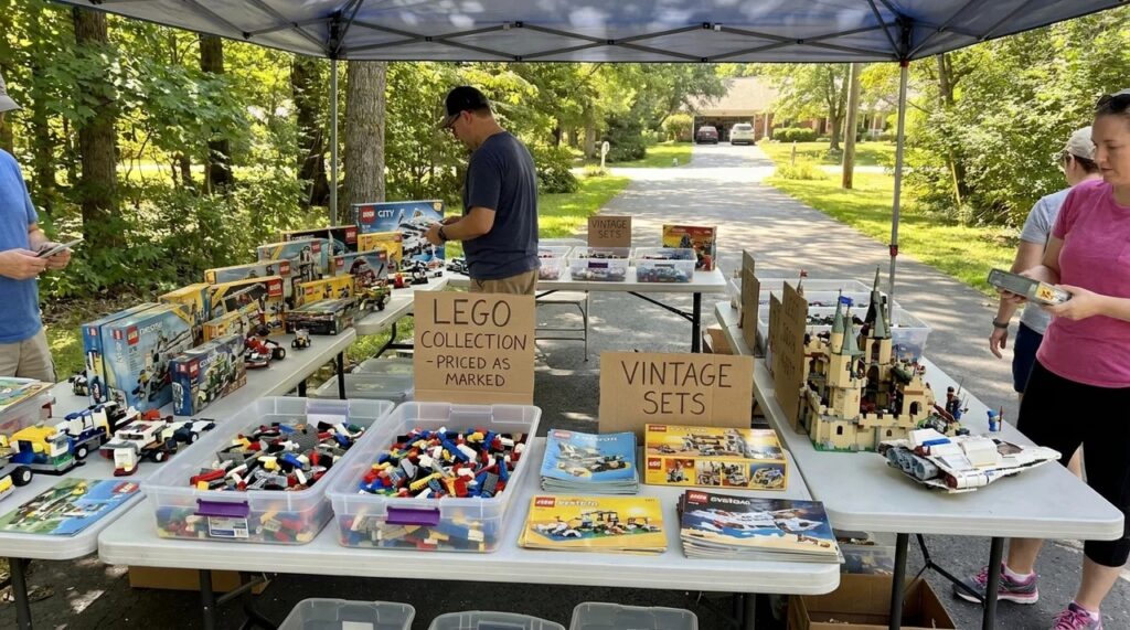 LEGO collections at an Estate Sale
