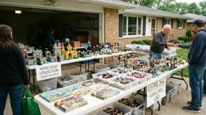 Selling LEGO at an estate sale