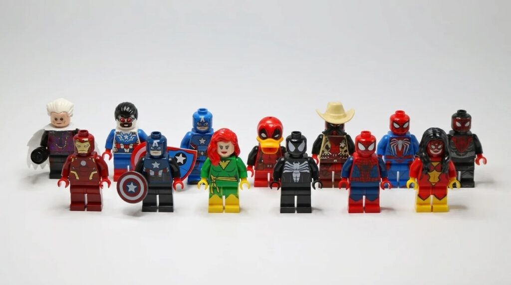Lego Marvel Comic Con Minifigures