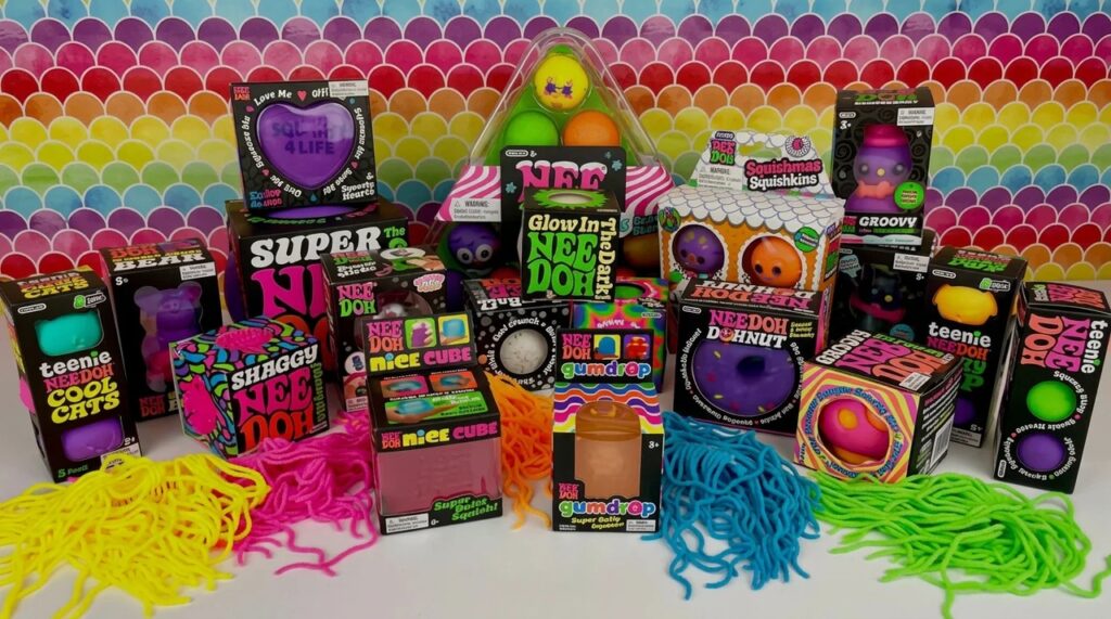 Large Needoh Collection on table