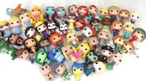 Selling a large funko pop collection laid out on a table