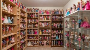 Large Collection of Barbie Dolls
