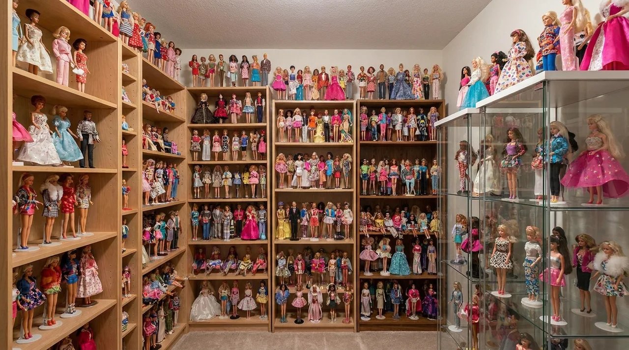 Large Collection of Barbie Dolls